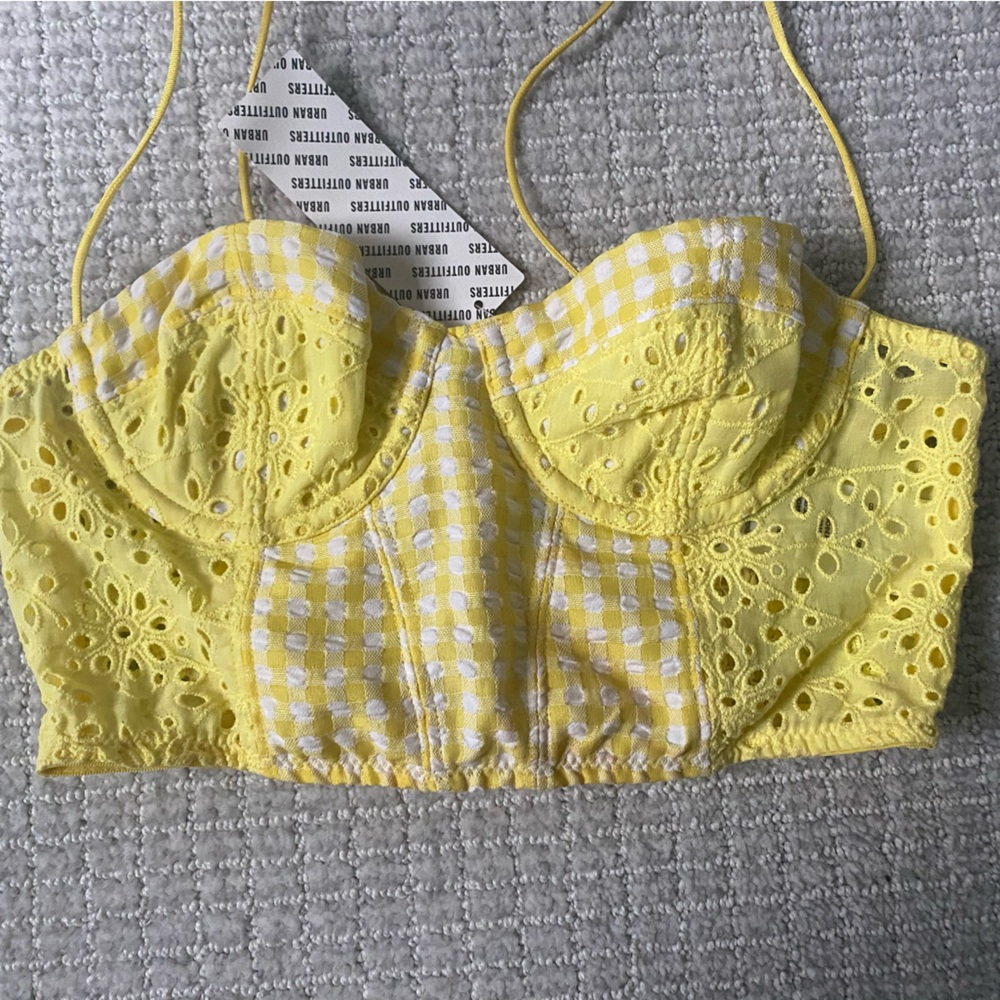 Urban outfitters Tank top yellow